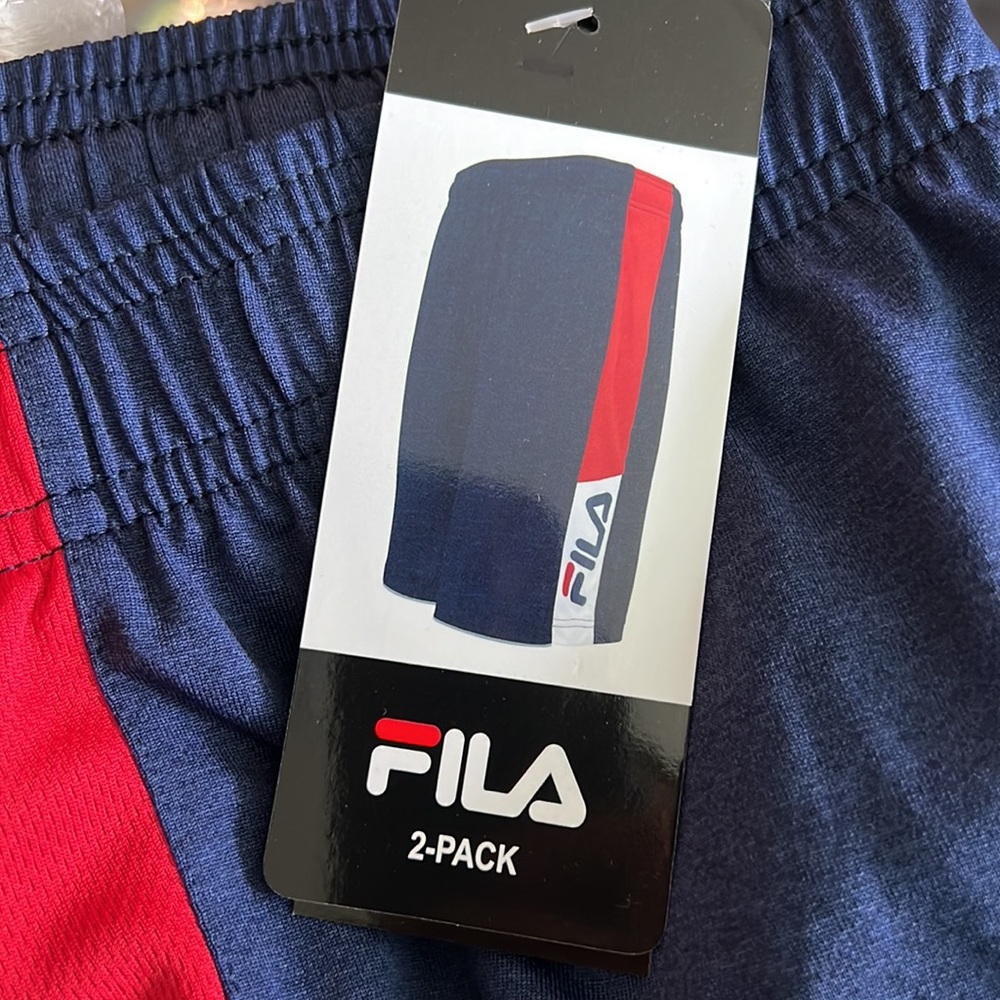 New FILA Boys' Youth 2-pack Shorts